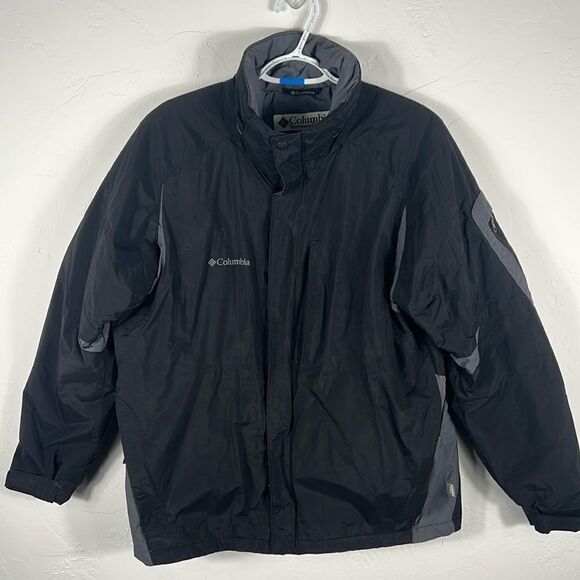 🔥🔥 COLUMBIA Thick Puffer Style Waterproof Winter Snow Jacket Coat - Men Sz M - Picture 1 of 14